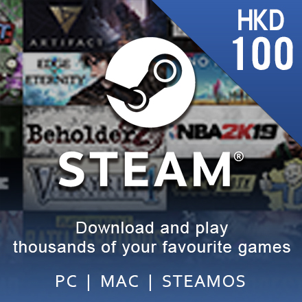 Steam HKD100