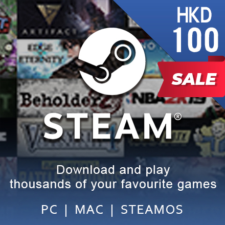 Steam HKD100 [快閃]