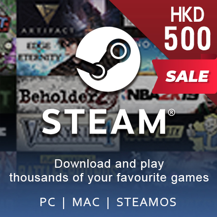Steam HKD500 [快閃]