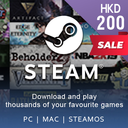 Steam HKD200 [限量]