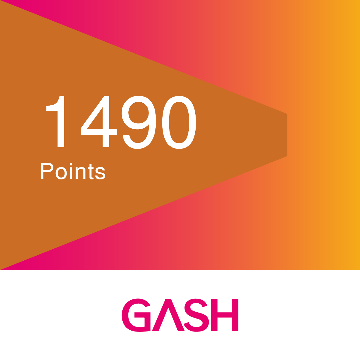 GASH 1490點